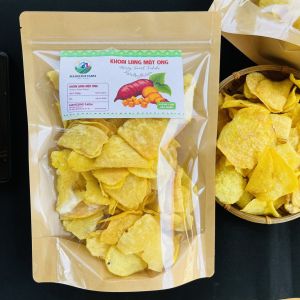 [FREESHIP 15K CHO ĐƠN 29K] Khoai lang sấy dẻo không đường Mangline Farm 250g Đồ ăn vặt nội địa giúp giảm cân mỡ bụng thơm  ngon mềm dẻo khoai lang mật Tà Nung Đà Lạt chính hiệu