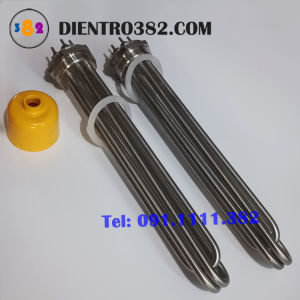Củ ren phi 59 Điện trở đun dầu đun nước củ ren phi 59 điện áp 220V và 380V chất liệu iniox 304