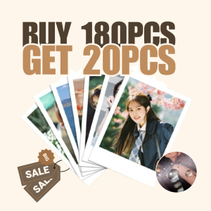 Custom 2R Photo Printing Lomo Card with White Frame 180pcs FREE 20pcs 手机照片冲印白边拍立得小卡定制 180pcs送20pcs