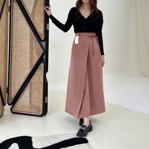 KOREA LOOK MIDI - ROK WANITA TALI SAMPING NF JAYA