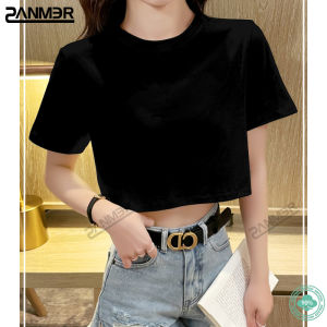 High quality 2024 trending basic plain cotton crop top plus size for women SC2400