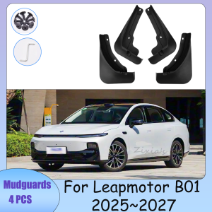 For Leapmotor B01 2025~2027 2026 Car Front Rear Wheels Mudguards Flaps Mud Skin Cover Guards Fenders Splash Parts Accessories