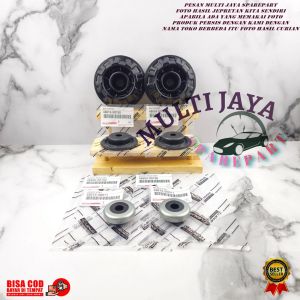 KARET SUPPORT SHOCK DEPAN + BEARING + TATAKAN TOYOTA ALL NEW YARIS VIOS 2014 2017