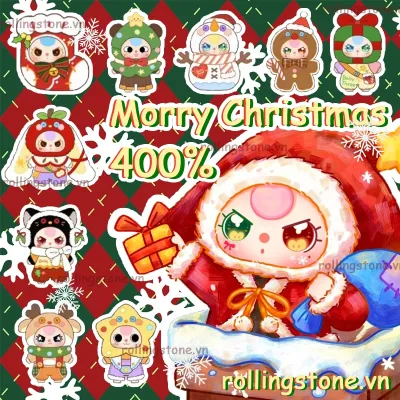 Túi mù búp bê Baby Three giáng sinh 400% - Chính hãng cao cấp quà tặng cho bé
