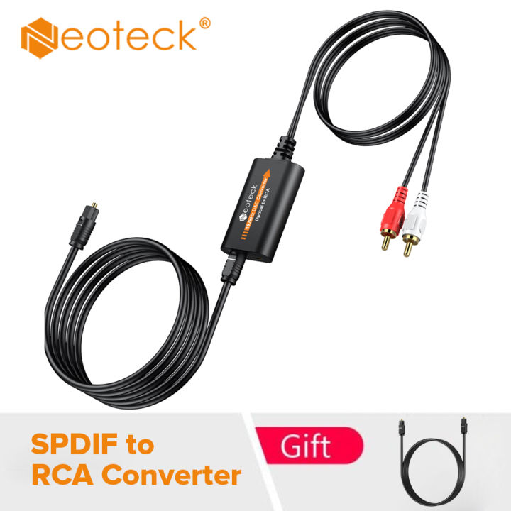 Neoteck 192kHz Digital to Analog Audio Converter SPDIF to RCA
