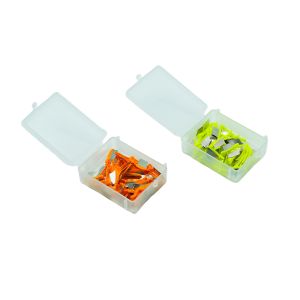 50PCS Dental Wedge Knife Kit Green/Orange Dual-Size Interproximal Matrix System With Stainless Steel For Composite Restoration
