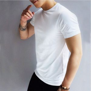 HCM Áo thun nam cổ tròn trơn body cao cấp from ôm dáng chuẩn men ACT01