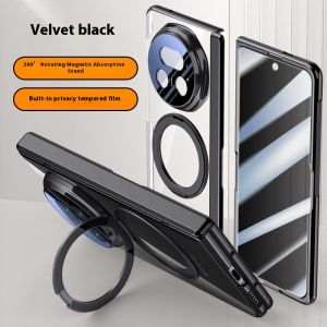 【🔥SG🔥】RICHMENTMALL Magnetic charging Full Body Case For Honor Magic V6 With Clear Privacy Screen Protector Witn Magnetic Ring Holder