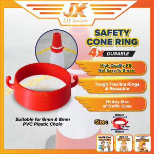 PE Traffic Cone Ring Safety Cone Ring Plastic Chain Connector Cone Holder Safety Cone Sling Holder For Plastic Chain 6mm