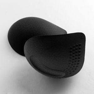 ชุดชั้นในสตรีแผ่นบราสอดฟองน้ำเนื้อนุ่มสามเหลี่ยมถอดออกได้1คู่แผ่นรองถ้วยโฟมแผ่นรองสำหรับวิดพื้น