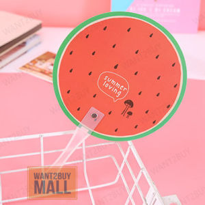 UMI Kipas Tangan Plastic Cartoon Small Fan Summer Student Child Mini Portable Hand Fan Hand Held Hadiah Gift Doorgift 手摇扇子