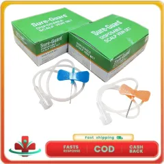 butterfly syringe for glutathione Needle Scalp Vein Set Gauge 23 or Gauge 25 ideal injection GHK-Cu Blue Copper Peptide the benefits of glutathione Color:3 Pack Lotion