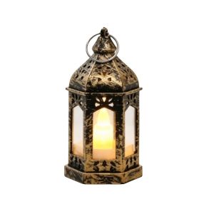 HPVDBP Flameless Christmas LED Candle Light Warm Light Retro Mini Square Night Lights Decorative with Hook LED Atmosphere Lamp Wedding