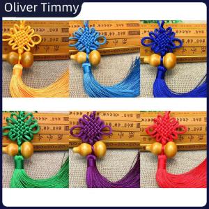 Oliver Timmy 1Pc Lucky Charm Chinese Knot Feng Shui Gourd Pendant Car Home Decoration