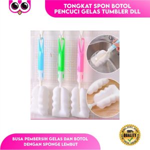 TONGKAT SPON BOTOL / PENCUCI GELAS TUMBLER DLL