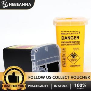 hebeanna 1L Plastic Sharp Container Waste Box Biohazard Tattoo Waste Needle Accessories