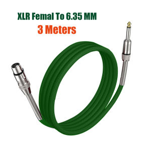 Xlr สายเคเบิลไมโครโฟน Xlr ตัวผู้ เป็นตัวเมีย Xlr M F 3Pin 1 เมตร 3 เมตร 5 เมตร 10 เมตร สายเคเบิล Cannon Aux