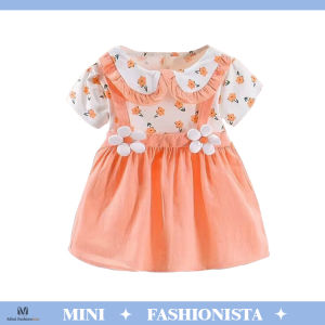 Dress Anak Perempuan Import Dress Motif Bunga Bow Dress Bayi baju gaun anak perempuan