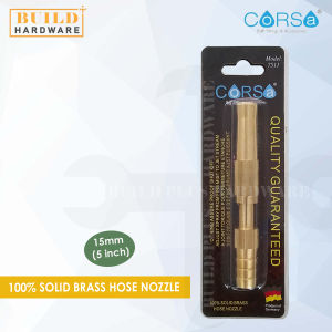 CORSA/BLUESKY 12mm/15mm 1/2" 5/8" Solid Brass Hose Nozzle 7511 Heavy Duty Straight Type 铜直型射水枪 Sprayer