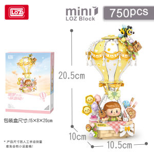 LOZ 4111-4114 Hot Air Balloon Mini Building Blocks Toy – Assembly Brick Set for Girls & Kids Present Gift *READY STOCK*