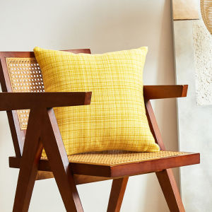 45x45cm không thấm nước màu trơn bông ghế sofa bằng vải lanh ném vỏ gối dệt nhà Gối trang trí Bìa (không có lõi)