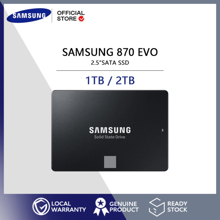Samsung 870 EVO 1TB 2TB SSD SATA III 2.5" Internal Solid State Drive Up