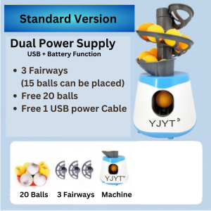Table Tennis Launcher Ping Pong Ball Machine Table Tennis Robot Automatic Ball Launcher Machine for Athletes Beginners