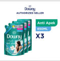 Downy Pelembut dan Pewangi Pakaian Konsentrat Anti Apek 600 ml - Paket isi 3 (Laundry Softener). 