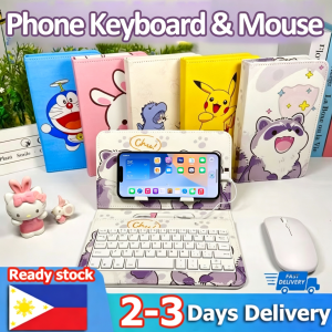 【🇵🇭 Stock&COD】Keyboard Mouse Mobile Phone Type-C/Micro-Usb Portable Cellphone Keyboard and Mouse with Bracket Protective Cover