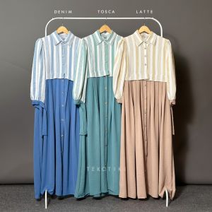 Gamis Belinda Crinkle Daily Hijab Fashion / Gamis Wanita Terbaru 2025 / Gamis Crinkle Wanita