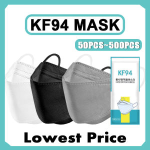 (Lowest Price)10pcs KF94 face mask malaysia kf94 50pcs 4ply EarLoop/Headloop hijab made in Korea original 50pcs for Adult KF94 Mask 4ply Fish Type Face Mask Medical Pelitup Muka Dewasa mask murah(FreeShipping)