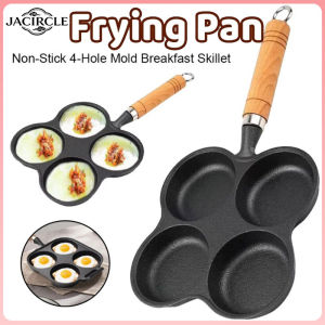 JACIRCLE Frying Pan Non-Stick 3/4 Hole Egg Pan Breakfast Pot Fried Egg Pan Kuali Goreng Telur 煎蛋鍋