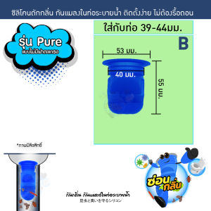 {ลิขสิทธิ์แท้} Saun Glin กันกลิ่นหม็น กันแมลงในท่อระบายน้ำ ตะขาบขึ้นท่อ รุ่น Pure