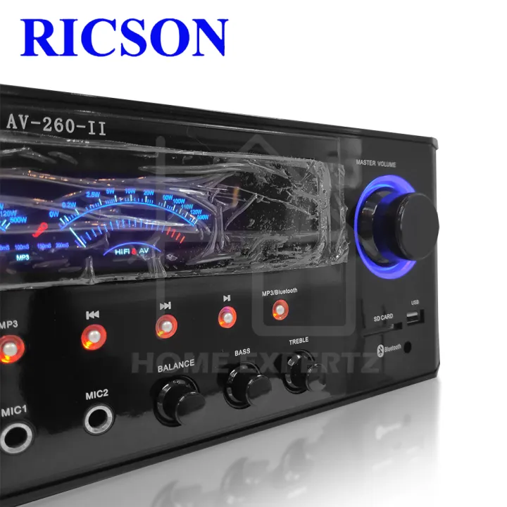 RICSON%20KARAOKE%20AMPLIFIER%20WITH%20FM/%20BLUETOOTH%20/%20USB%20PLAYBACK%20(AV-260%20II)%20-%20Image%207