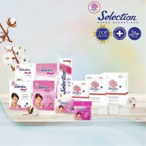 KAPAS SELECTION FACIAL COTTON 35GR/50GR/75GR/ SELECTION COTTON BUD - ORIGINAL 100%