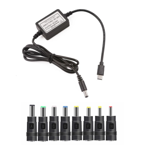 Type C to DC24V Power Supply Connectors Cable PD20V to 24V 120cm for Routers Mini Fan Speakers and Other 24V Electronics