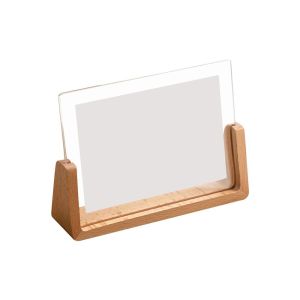 LIVELYN U Shape Photo Frame Transparent Acrylic Photo Holder Office Decor Creative  Photo Props