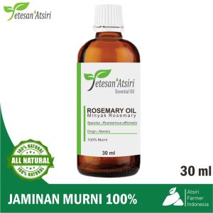 minyak atsiri rosemary murni tanpa campuran rosemary pure essential oil aromatherapy therapeutic grade diffuser humidifier burner aromaterapi esensial essensial esential tanpa campuran 10 ml 30 ml 50 ml