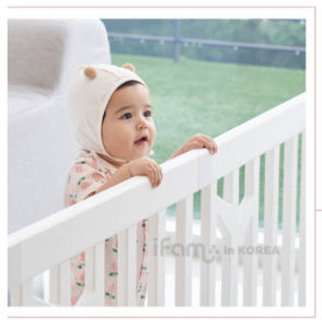 คอกกั้นเด็ก เกาหลี IFAM รุ่น Birch สีเทาครีม 10 แผ่น (ไม่รวมเบาะ)