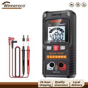 Digital Multimeter with Auto-Ranging 4000 Counts Non-Contact Voltage Detection for Electrical Installations
