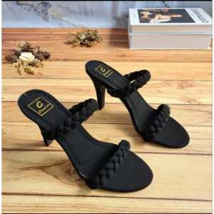 Sandal Wanita Terbaru kf 07 high heels kepang ban 2 namira 9cm Bay.id
