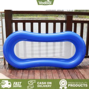 [VSC] PVC Floating Row Swimming Pool Inflatable Foldable Beach Water Floating Bed Outdoor Fun Water Party