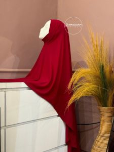 Jilbab Hijab Terbaru Khimar Instan Dagu Bahan Jersey Super Amala By Khadijah Kerudung