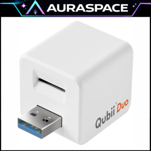 Qubii Duo USB A Auto BackUp Device While cCharging + MicroSD Card Reader Function AuraSpace