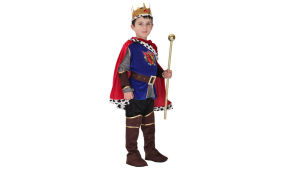 Boys Kids Crown King Prince Costumes Cosplay Scepter Birthday Gifts Fantasia Purim Party Costume Suit Clothing