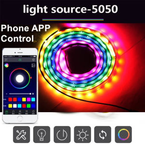 Angella 24โวลต์รถบรรทุกขับรถโคมไฟเตือนที่มีสีสันรถ LED แถบวิ่งไฟ RGB ไฟหน้ากระพริบบรรยากาศโคมไฟ