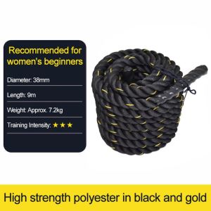Strength rope gym arm rope fighting rope Battle rope fitness swing big rope 2.8/9/12M home physical training equipment explosive power rope gym arm rope fighting rope Fitness swing rope home physical training equipment