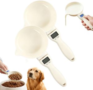 Electronic Measuring Spoon 2026 Upgraded Adjustable Digital Measuring Spoons with Conversion 800g/0.1g High Precision with LCD Screen Digital Measuring Spoon for Kitchen (1 A - Battery model)
