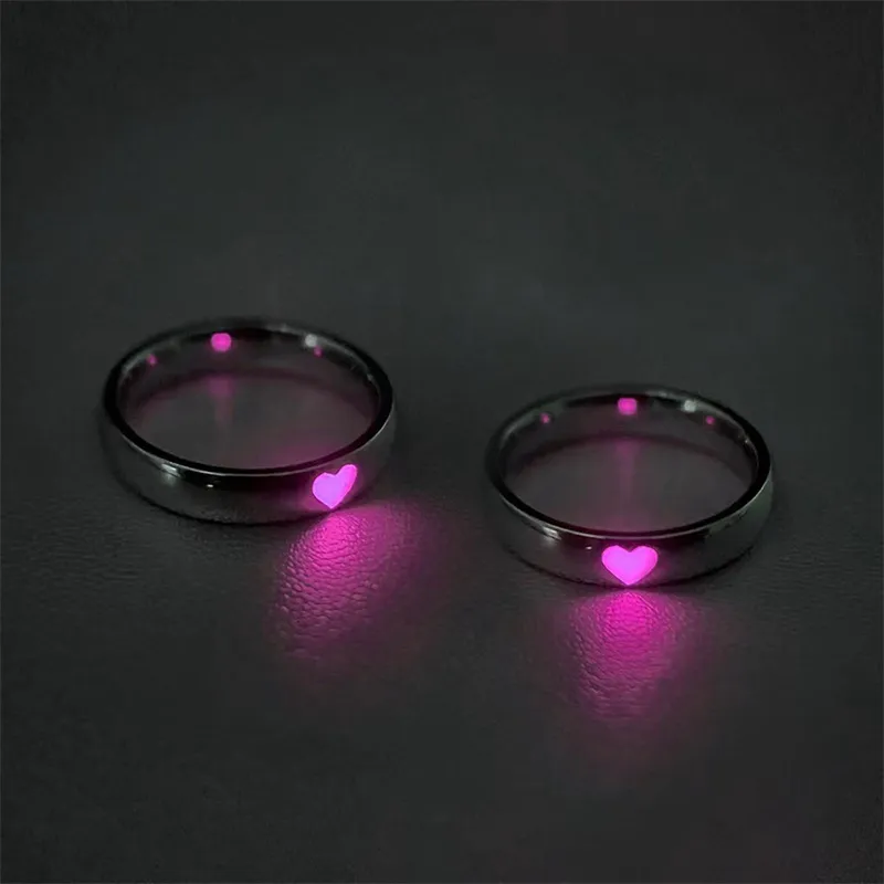 Glow in the dark couple deals rings