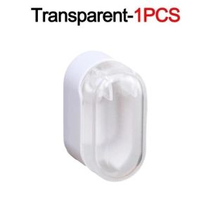 1Pcs Wall Mounted Toothbrush Holders Toothbrush Head Cover Dustproof with Lid Toothbrush Organizer Home Bathroom Storage Rack